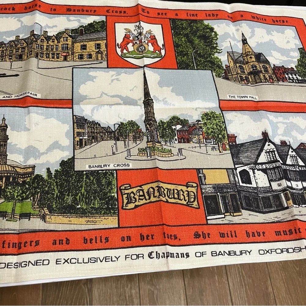 Vintage Irish Linen Tea Towels Souvenirs Set of 9 London Scotland Edinburgh